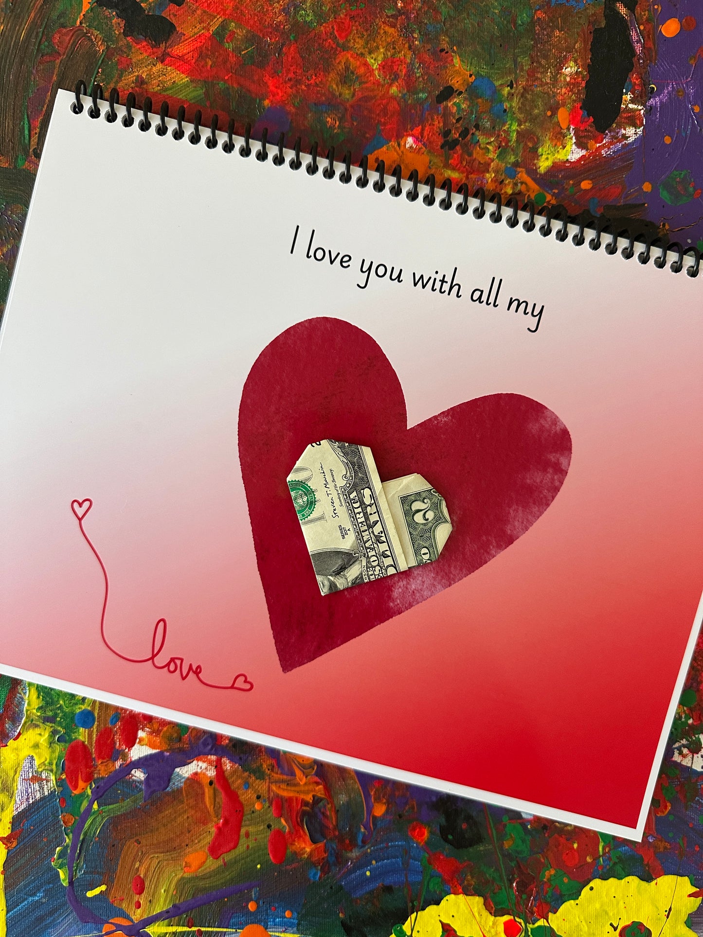 Printable Cash Gift Birthday Book for Daughter – Keepsake Birthday Gift Idea