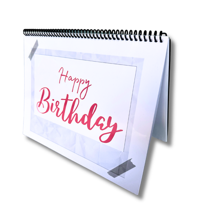 Printable Cash Gift Birthday Book for Daughter – Keepsake Birthday Gift Idea